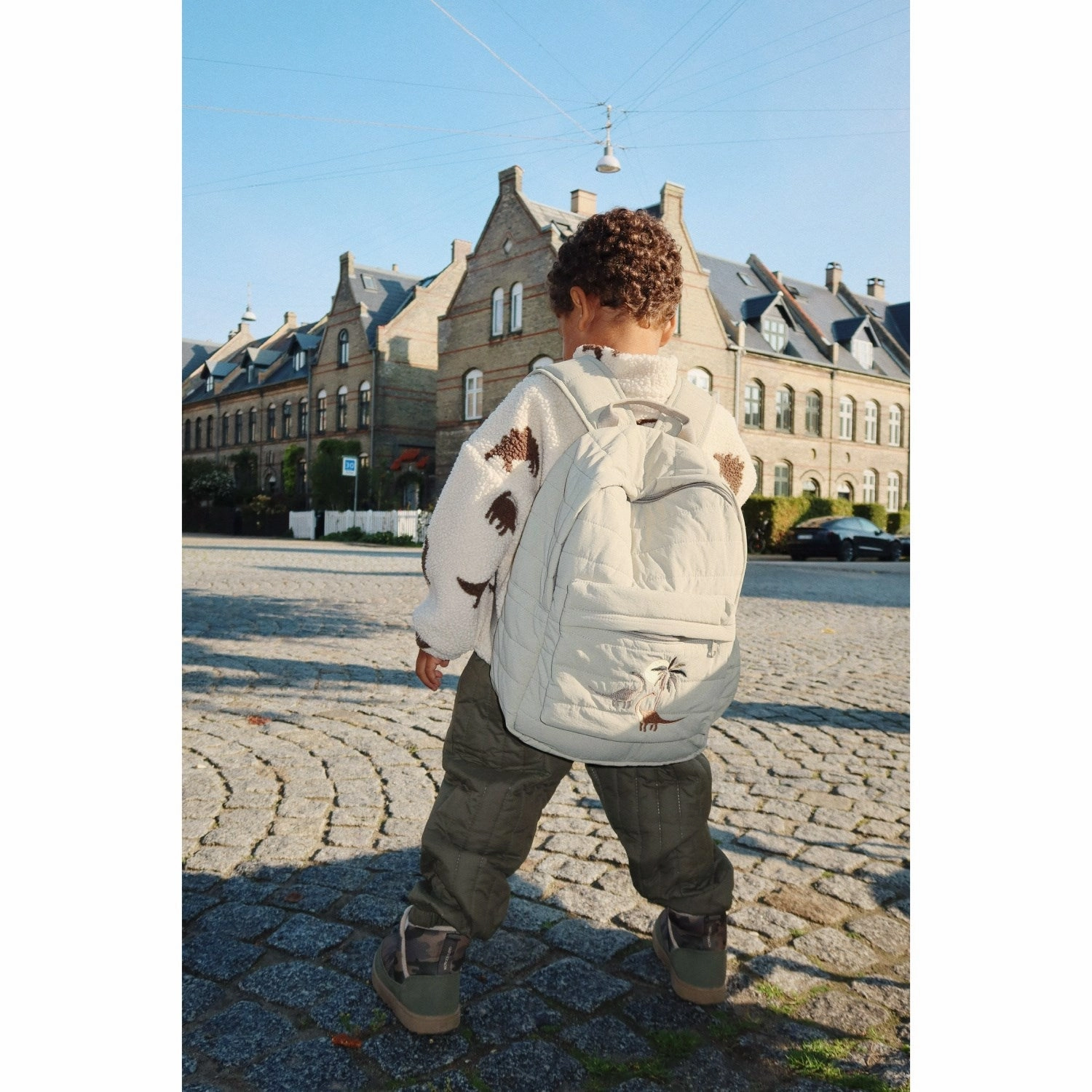 Cozy Konges Sljd Dino Silhouette Jody Teddy Jacket Grs