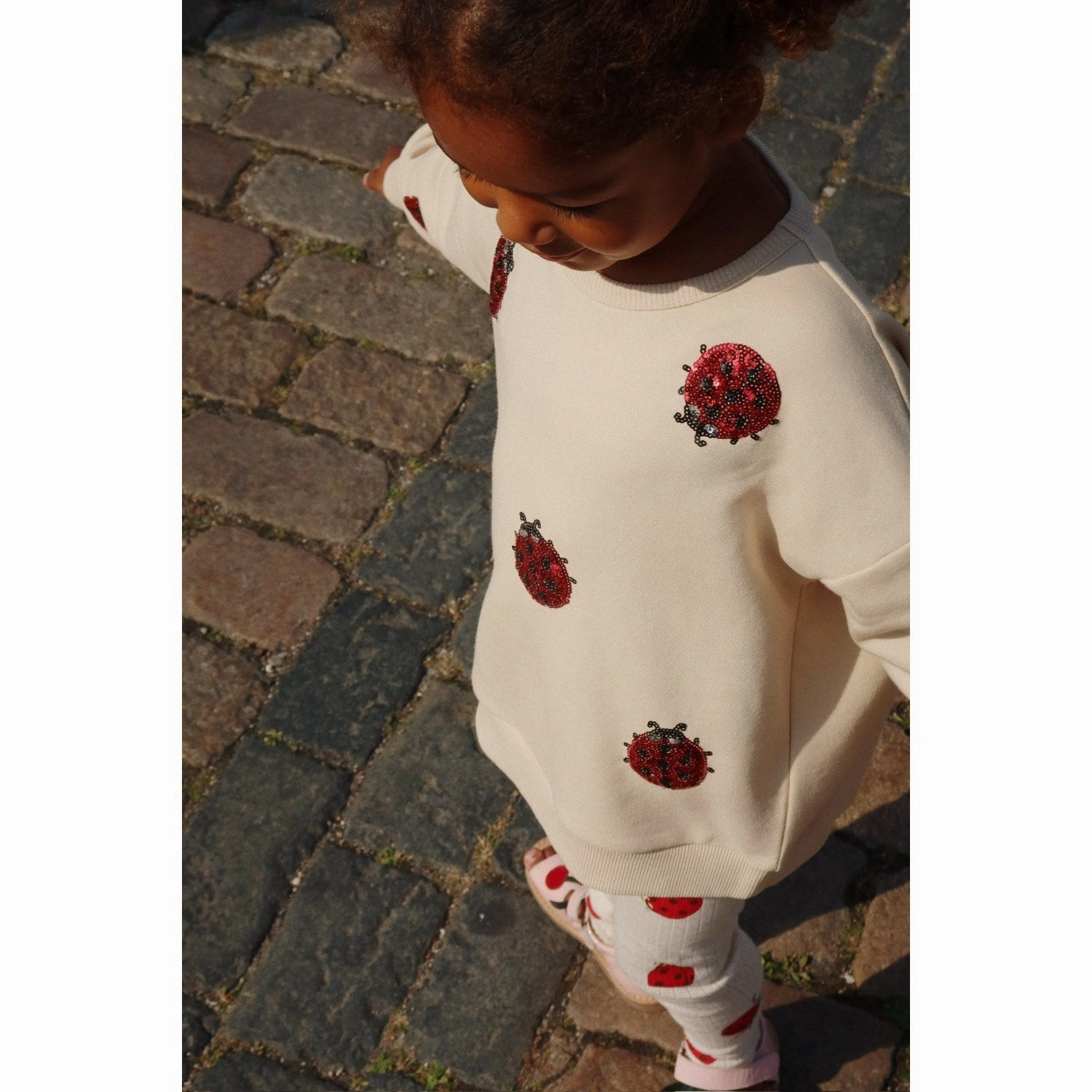 Cozy Konges Sljd Ladybug Glitter Lou Ladybug Glitter Sweatshirt Ocs