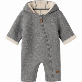 Cozy Name It Grey Melange Mily Suit3 Embroidery