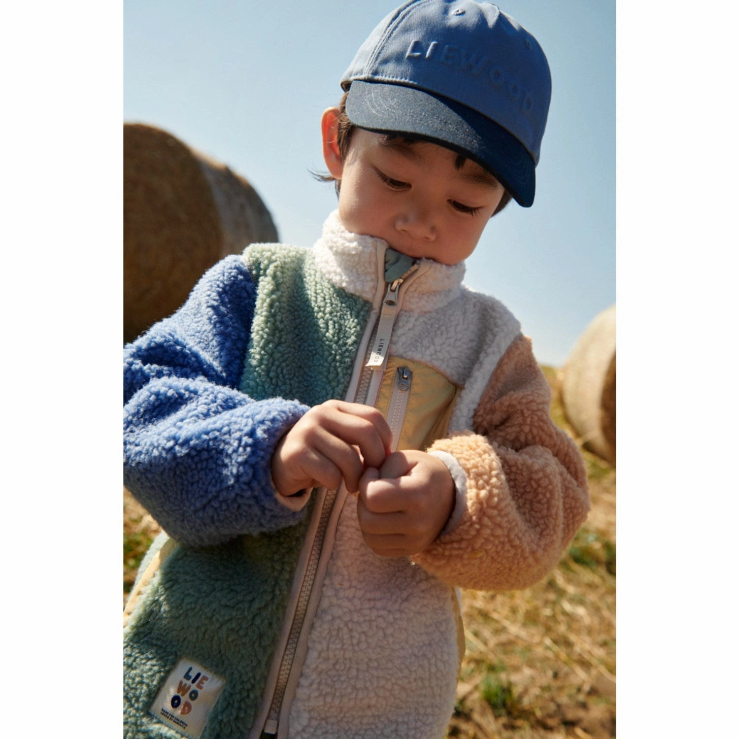 Crafted LIEWOOD Peppermint Multi Mix Nolan Pile Jacket