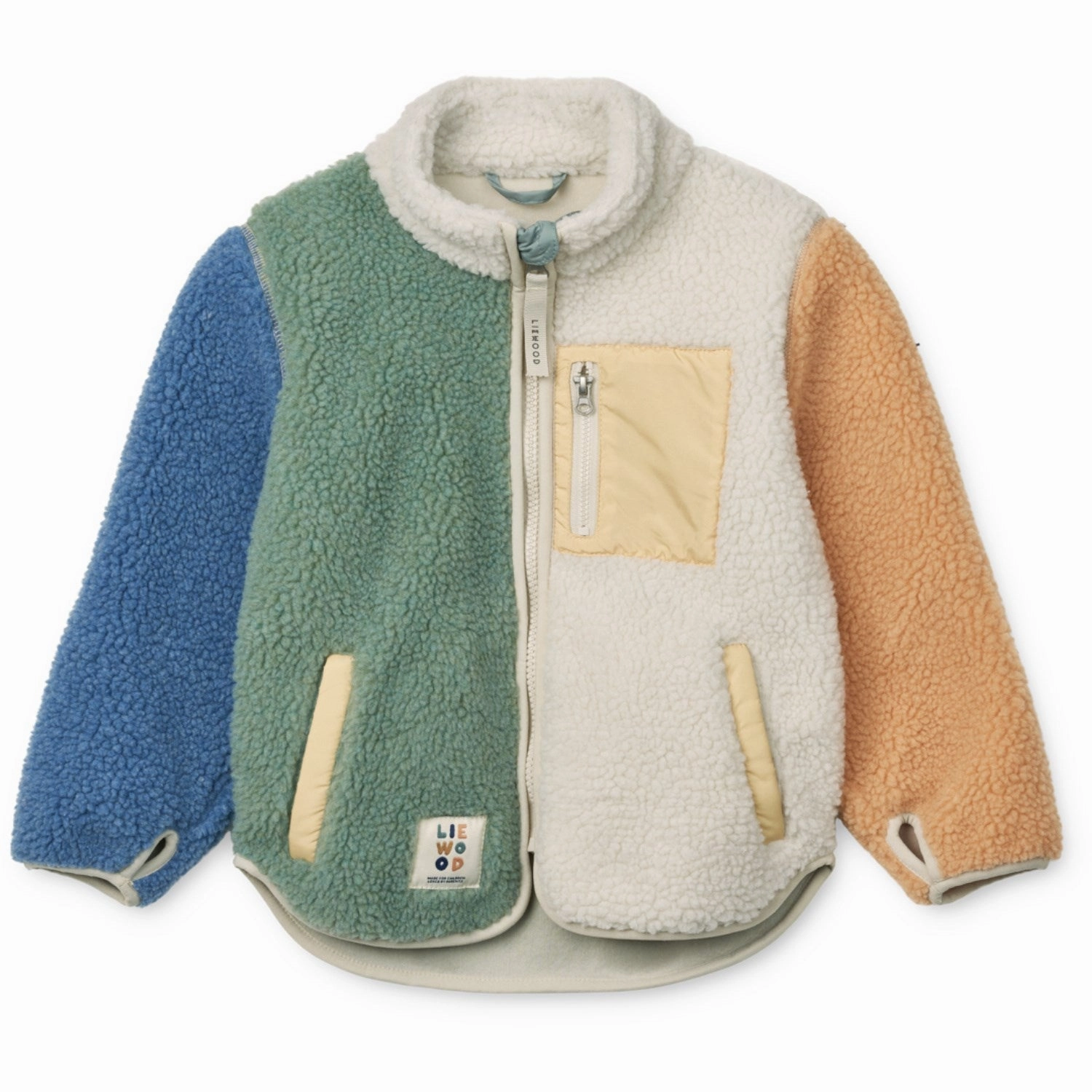 Crafted LIEWOOD Peppermint Multi Mix Nolan Pile Jacket Velvet