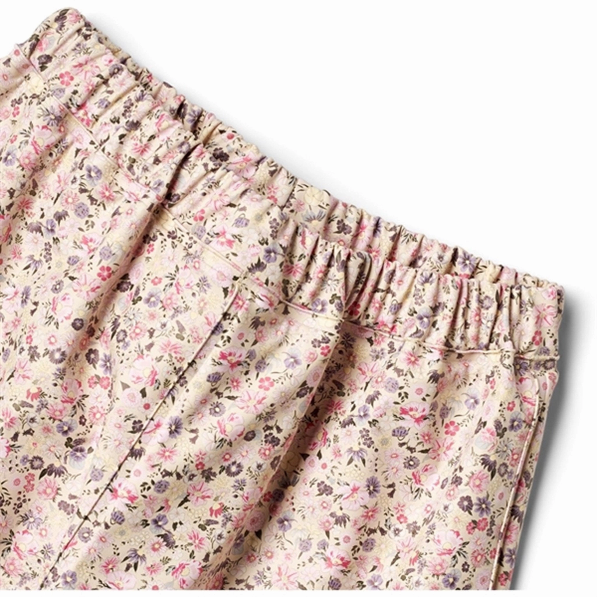 Crafted Wheat Rain Trousers Olo Clam Multi Flowers