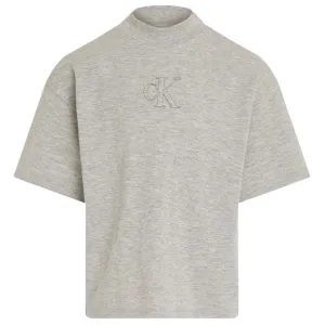 Craftsmanship Calvin Klein Light Grey Heather Stitch MonAndram Tee Ss Perfection