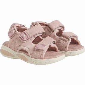 Craftsmanship En Fant Sandal Velcro with Light Misty Rose Perfection
