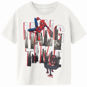 Craftsmanship Name It Cloud Dancer Ust Spiderman Regular T-Shirt Marvel Retro