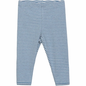 Craftsmanship Serendipity Azur/Ecru Baby Leggings Stripe Alluring