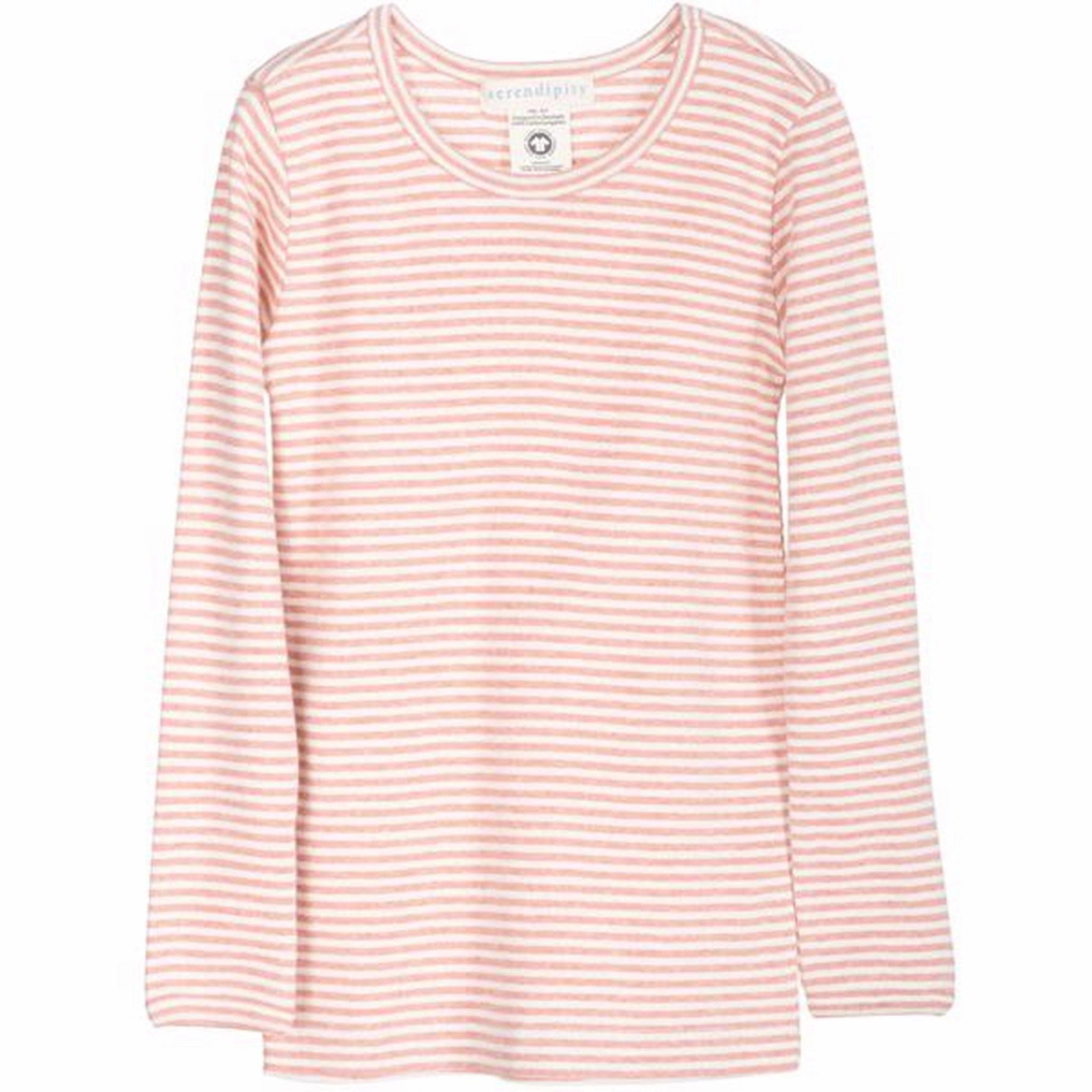 Craftsmanship Serendipity Clay/Offwhite Slim Stripe Blouse Premium