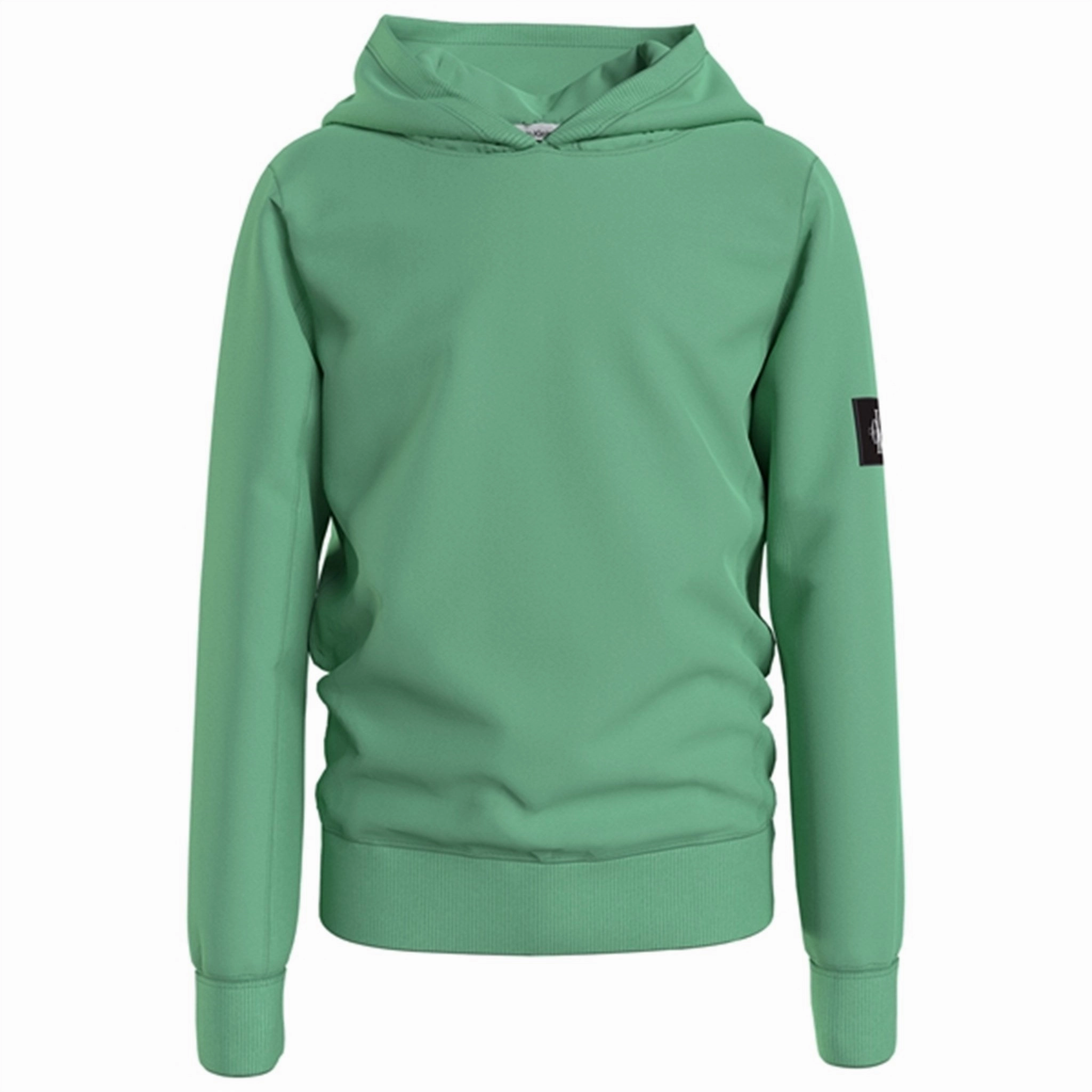 Iconic Calvin Klein Badge Rib Hoodie Neptunes Wave Admired
