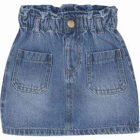 Creative En Fant Light Denim Blue Skirt Denim Authentic