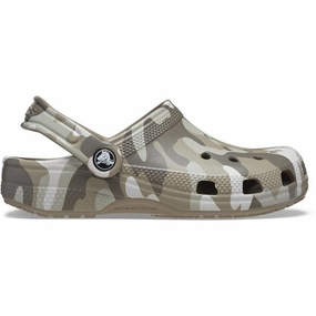 Crocs Classic Camo Clog Mushroom/Multi Chic Rare