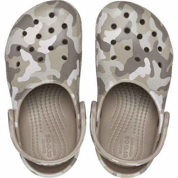 Crocs Classic Camo Clog Mushroom/Multi Limited edition shoes