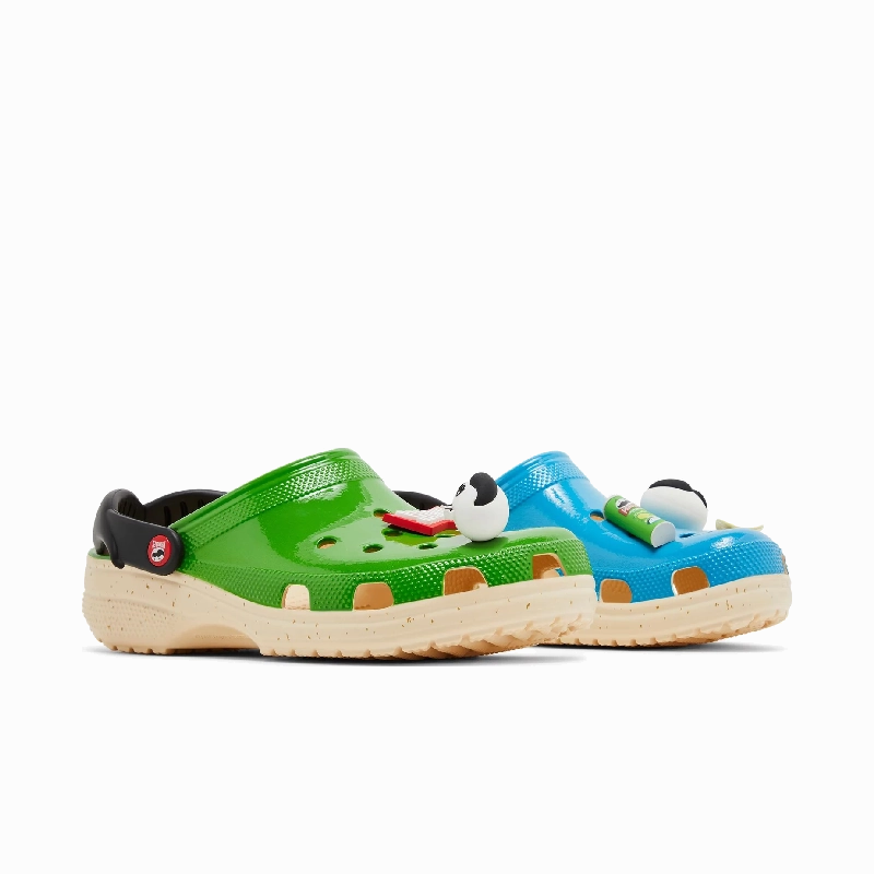 Crocs Classic Clog Pringles Blue Green Luxury essentials