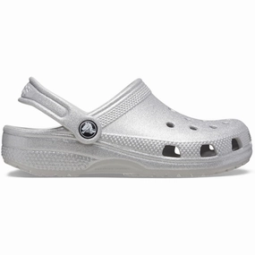 Crocs Classic Glitter Clog Silver Glitter Exceptional Valuable