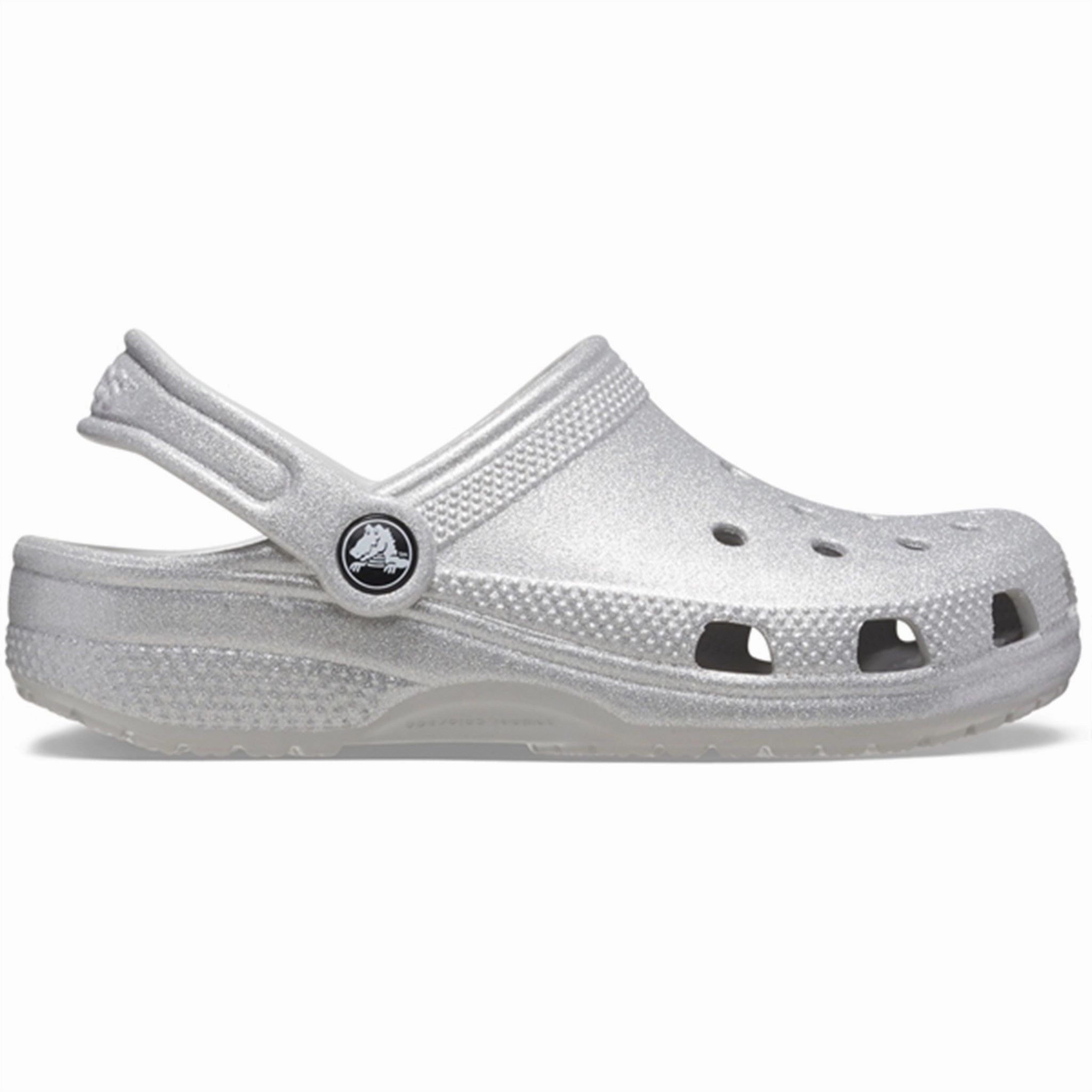 Signature Crocs Classic Glitter Clog Silver Glitter Majestic