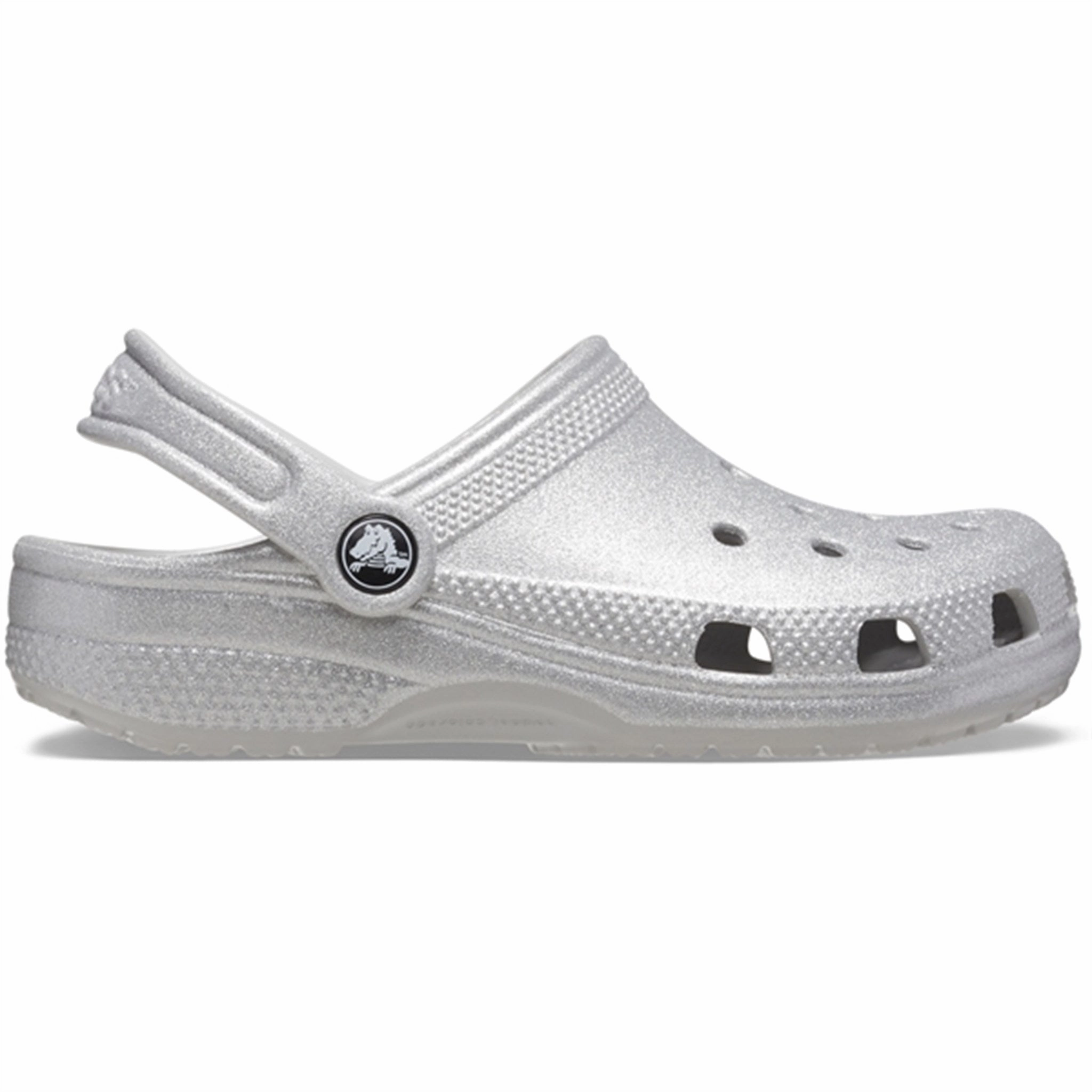 Crocs Classic Glitter Clog Silver Glitter Impeccable Ethereal