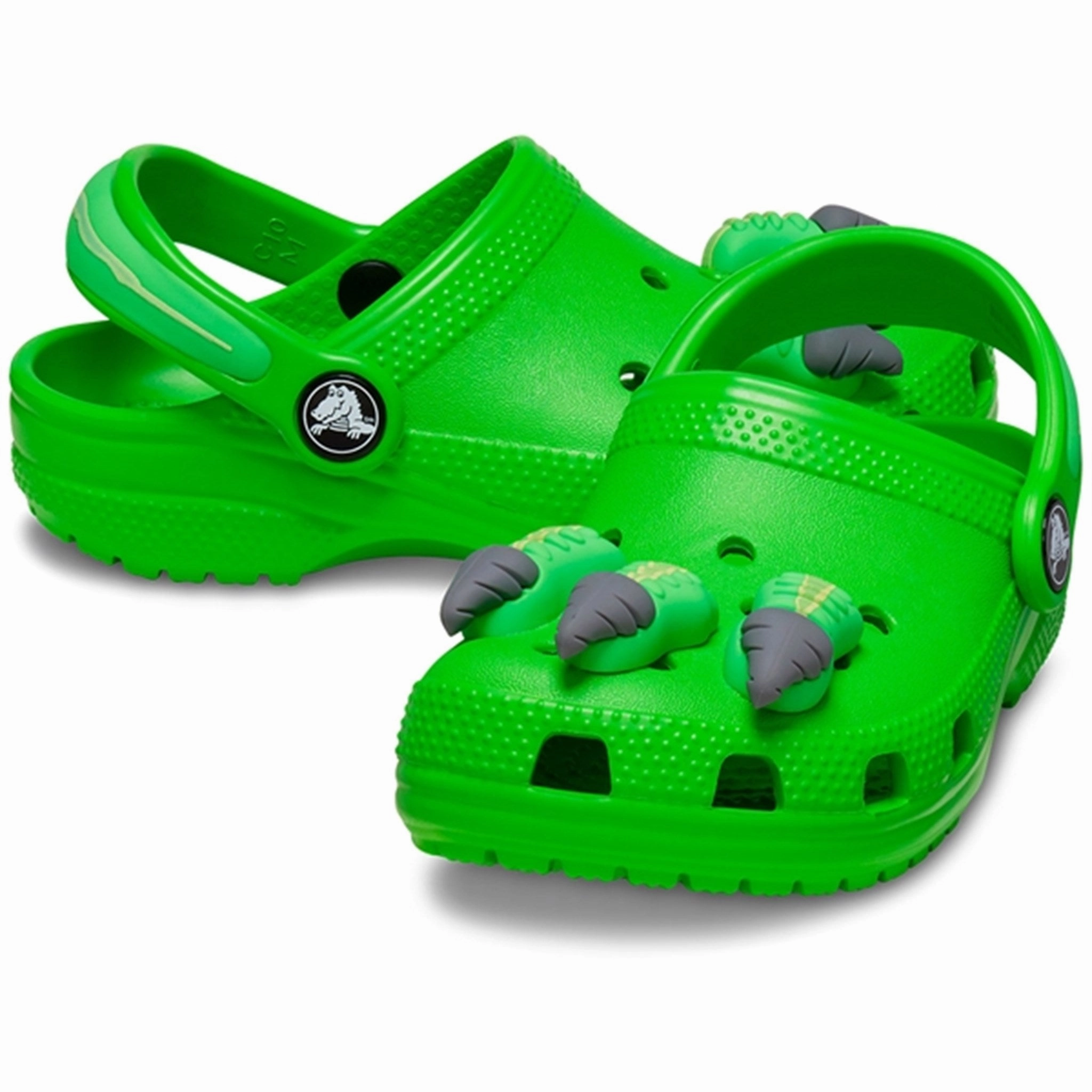 Crocs Classic I AM Dinosaur Clog Green Slime Minimalist shoes