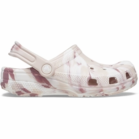 Crocs Classic Marbled Clog Quartz/Multi Flats Breathable shoes