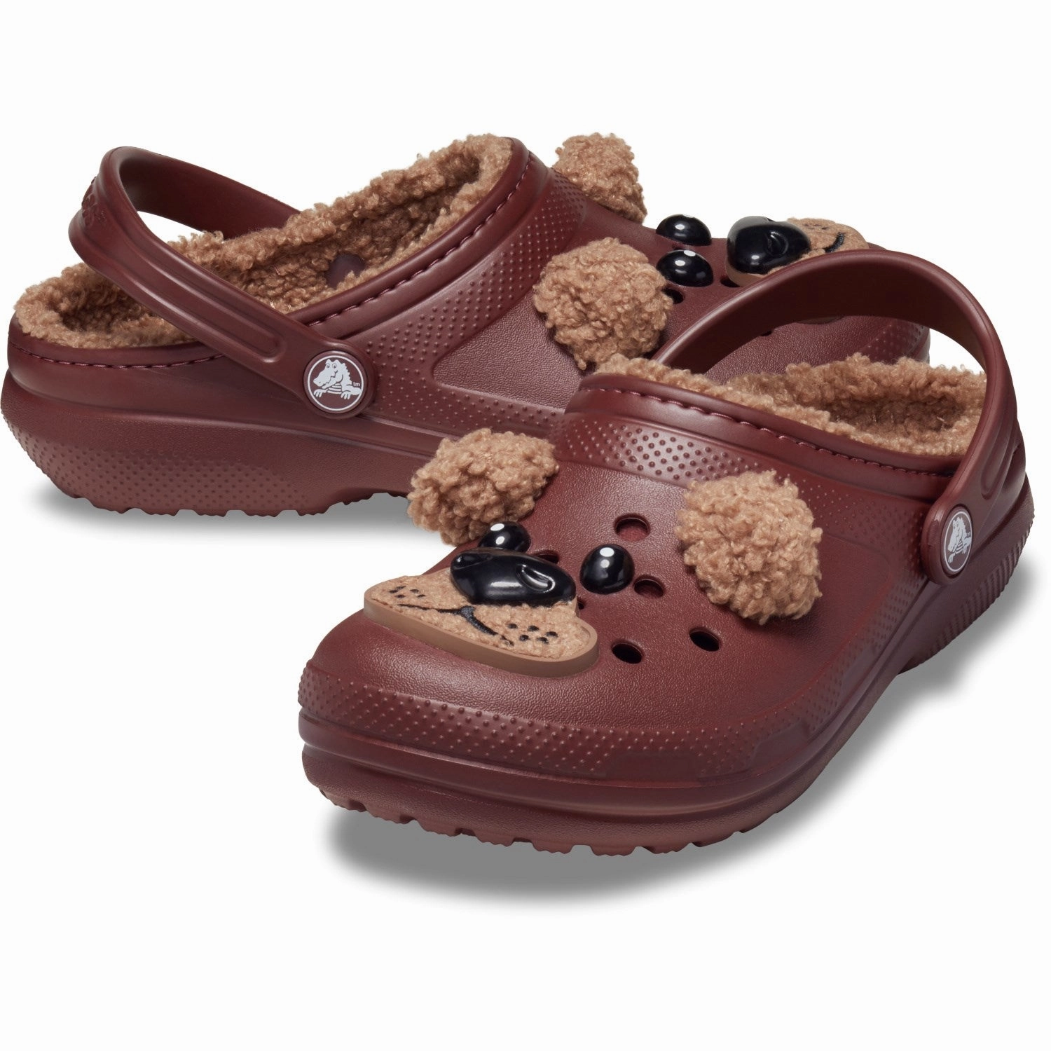 Crocs Dark Clay Classic Lined IAM Brown Bear Clog T Work shoes
