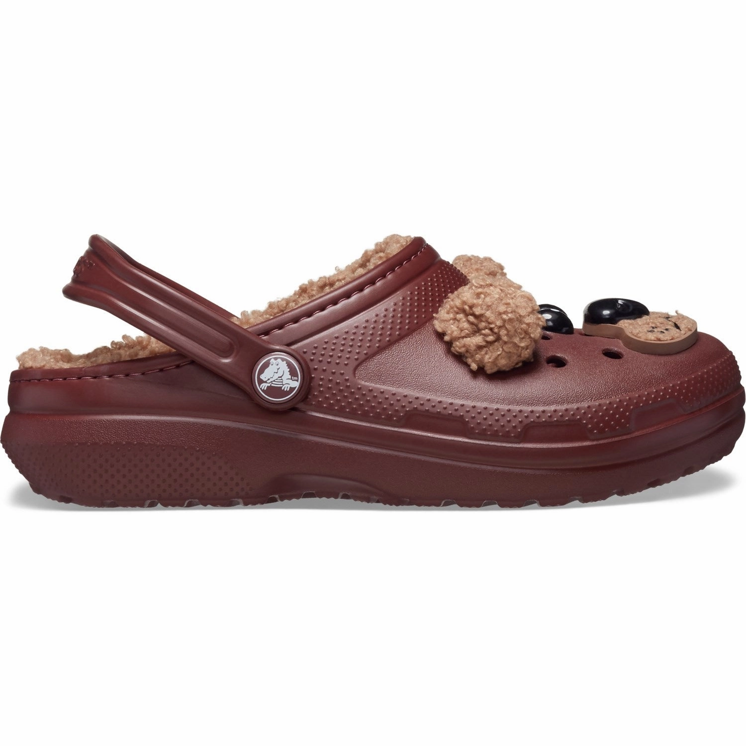 Crocs Dark Clay Classic Lined IAM Brown Bear Clog T Work shoes