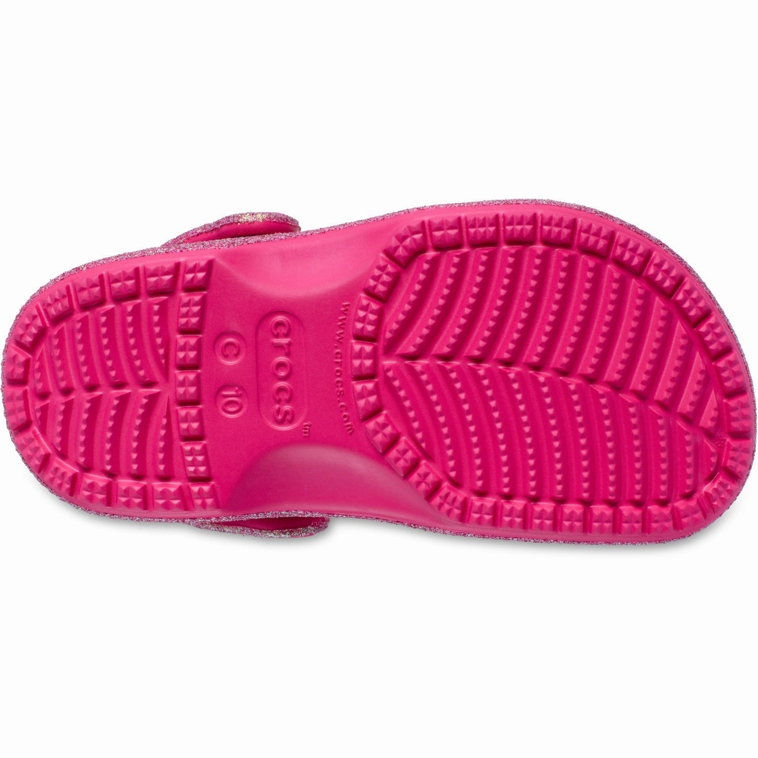 Crocs Dragon Fruit Classic Iridescent Glitter Clog Platform shoes