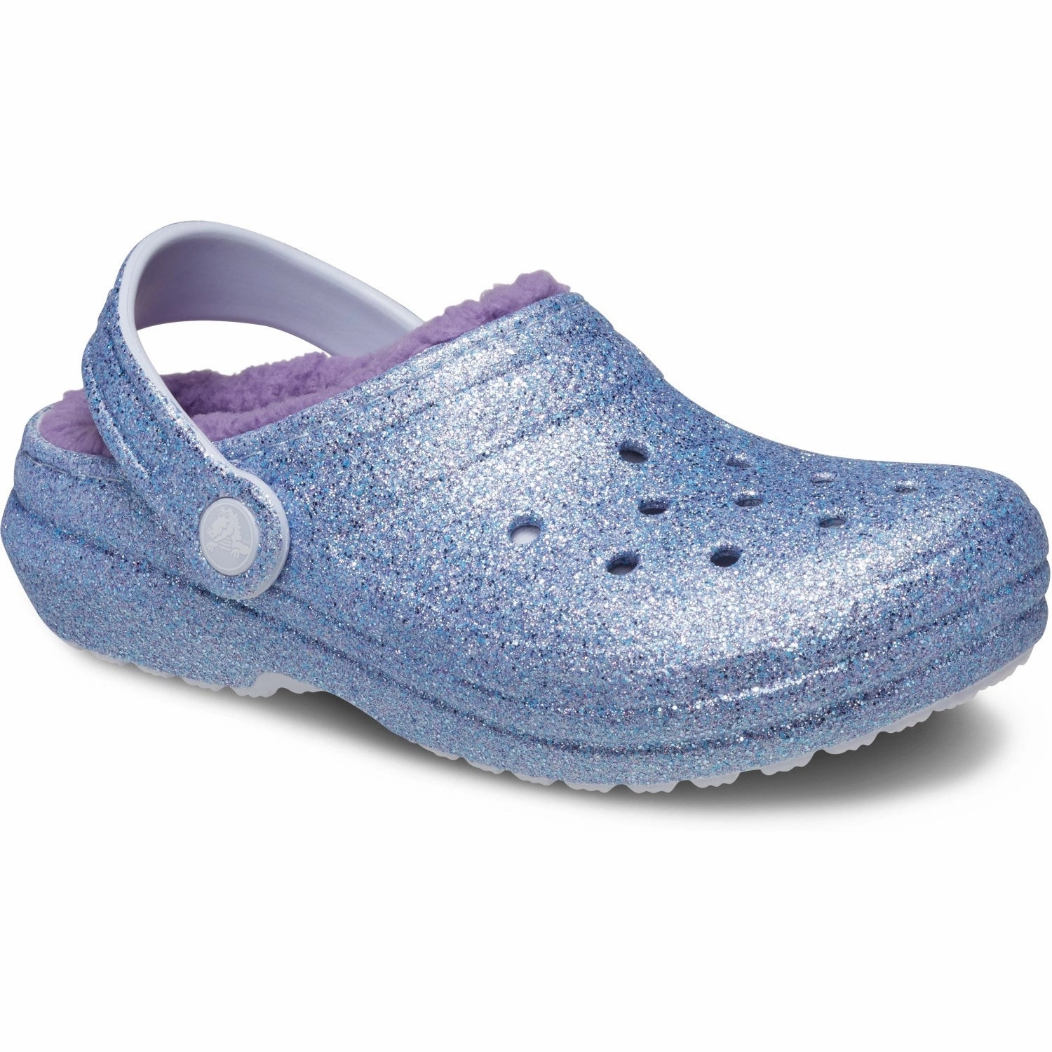 Coveted Crocs Frosted Glitter Classic Lined Glitter Clog Finest