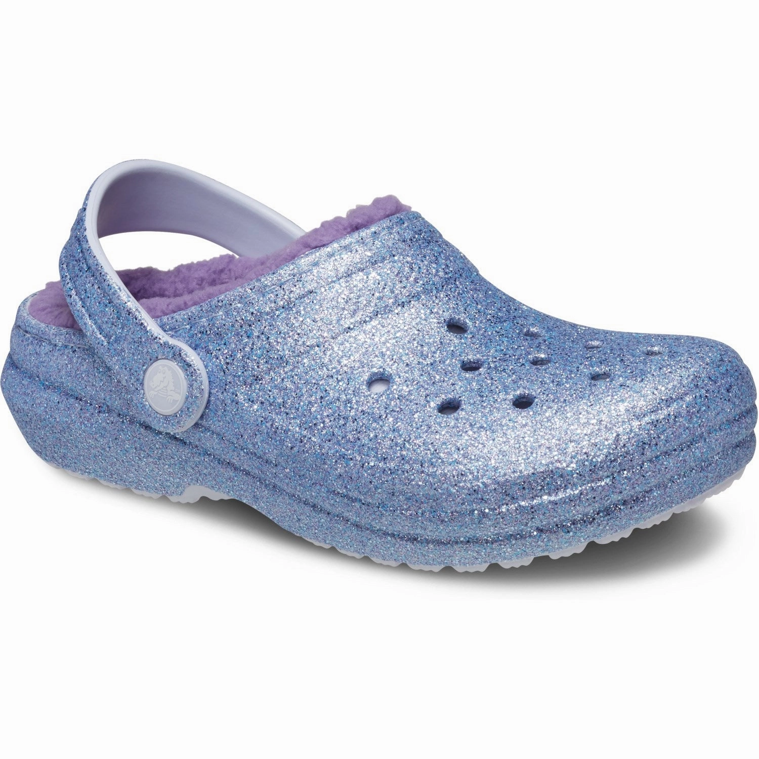 Crocs Frosted Glitter Classic Lined Glitter Clog Contemporary Iconic