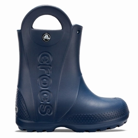 Crocs Handle It Rain Boots Navy Lavish Celebrated