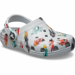 Crocs Mirage/Multi Classic Race Cars Graphic Clog Innovator Pristine