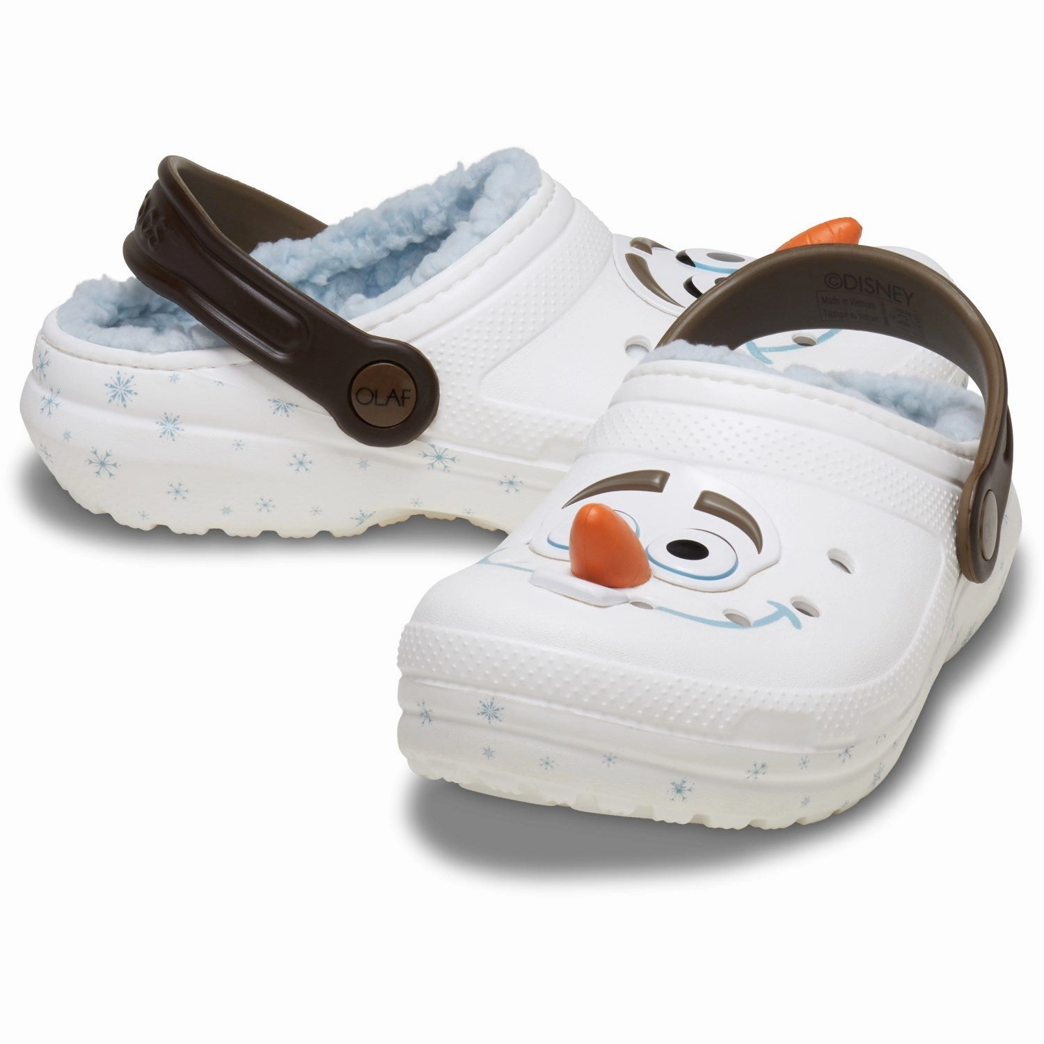 Crocs Multi Frozen Olaf Lined Classic Clog Lightweight shoes