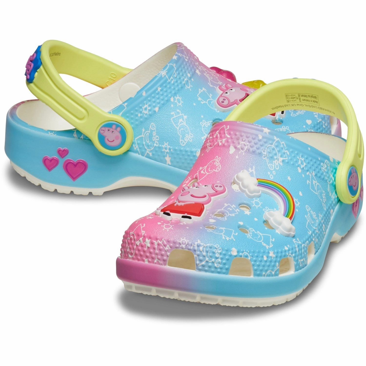 Crocs Multi Peppa Pig Classic Clog T Basketball shoes