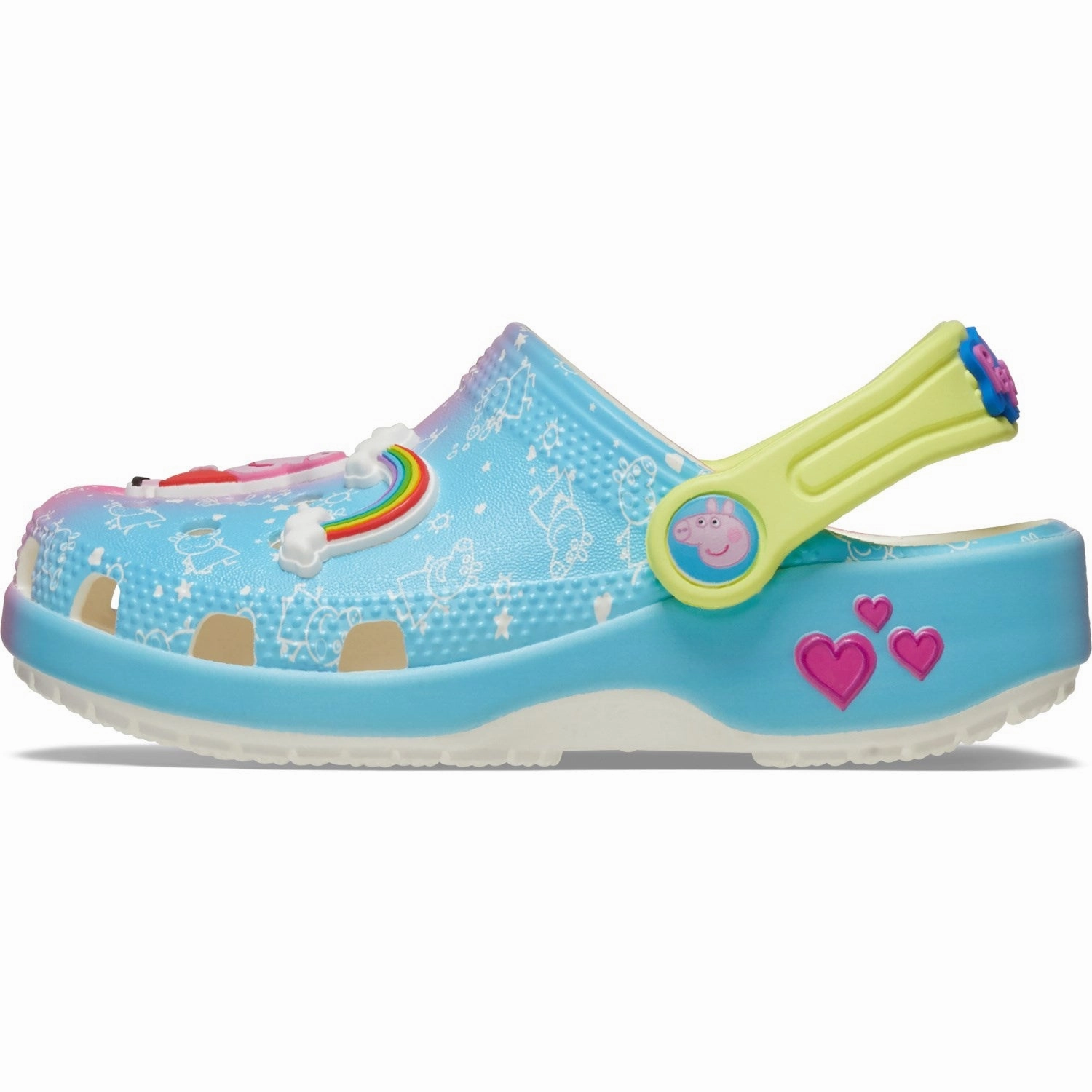 Crocs Multi Peppa Pig Classic Clog T Basketball shoes