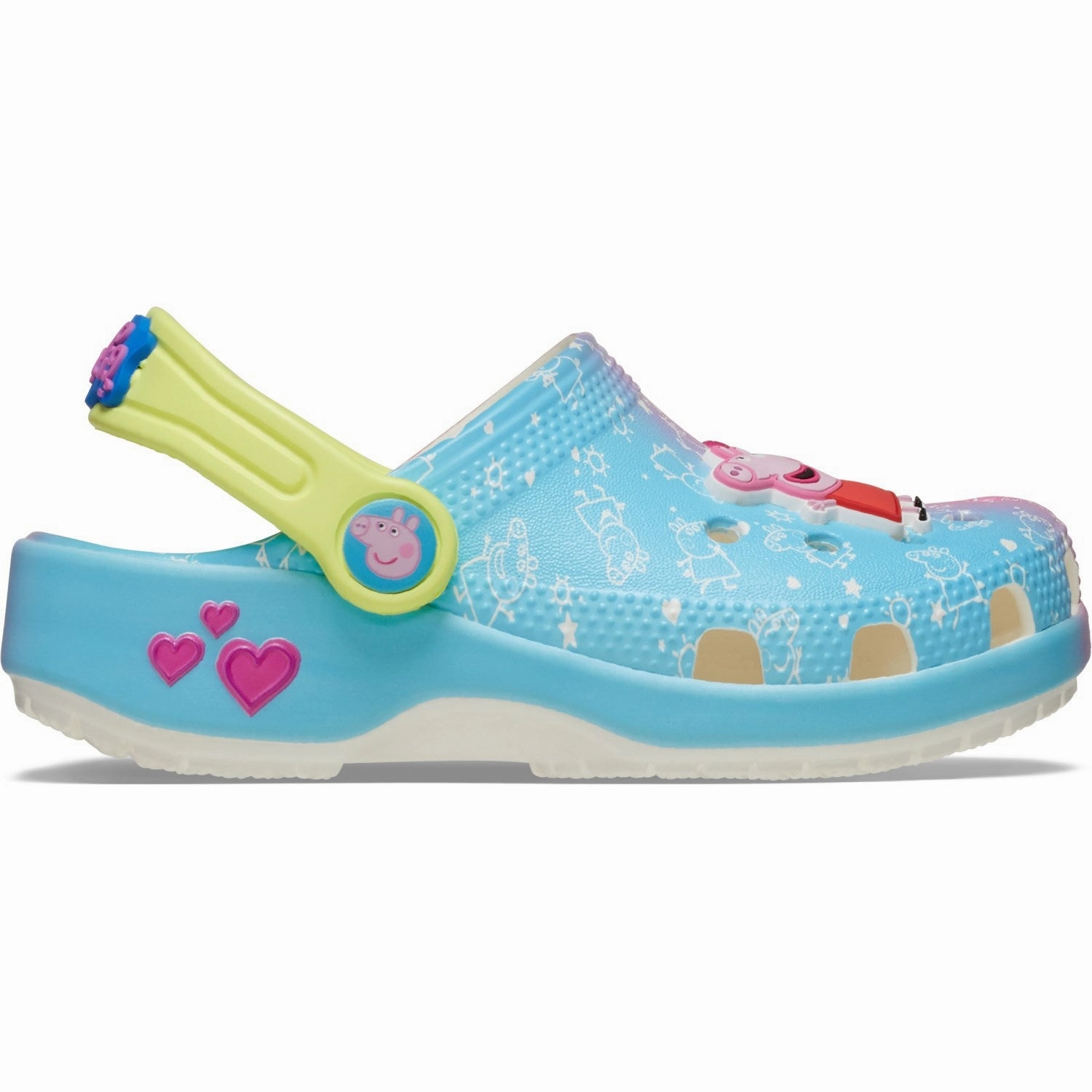 Crocs Multi Peppa Pig Classic Clog T Basketball shoes