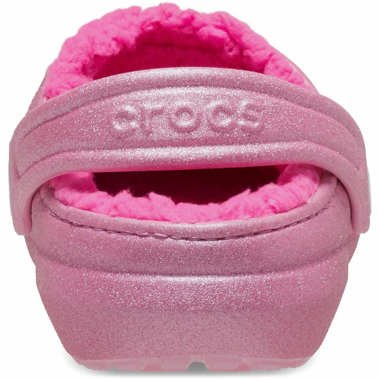 Crocs Pink Tweed Classic Lined Glitter Clog Formal shoes