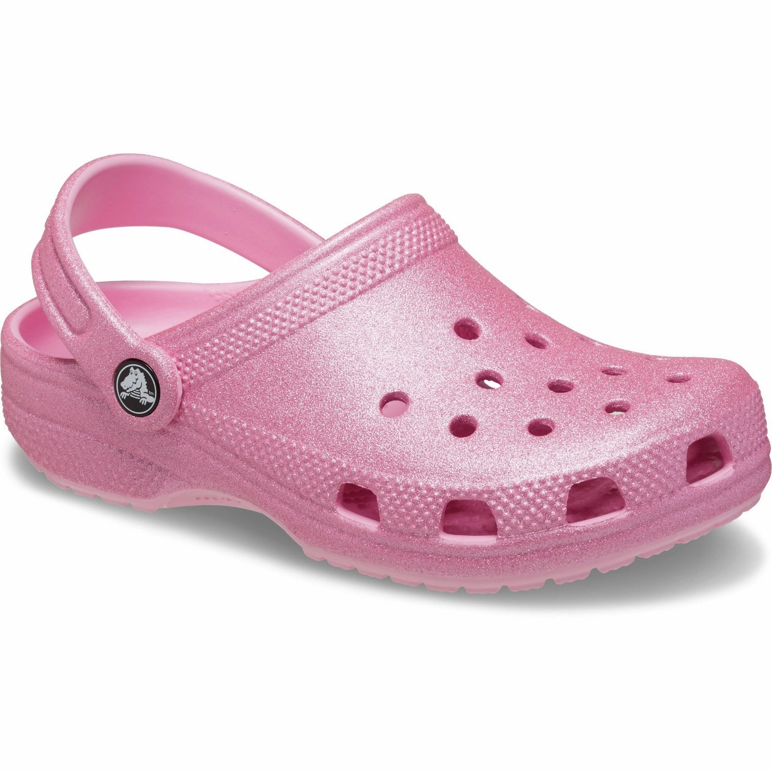 Crocs Pink Tweed Glitter Classic Glitter Clog Appealing Eco-friendly