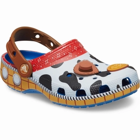 Crocs Toy Story Woody Classic Clog Blue Jean Office shoes Dance shoes