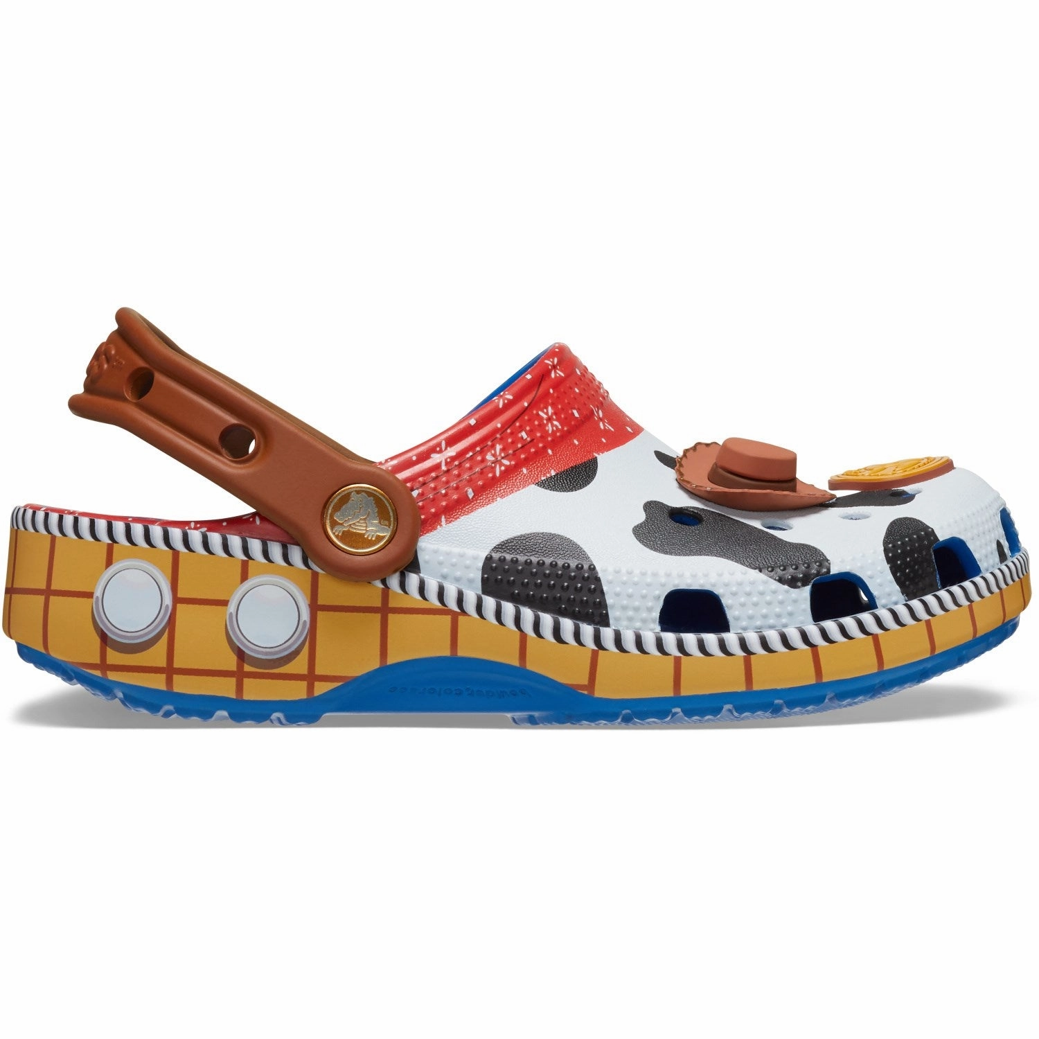 Crocs Toy Story Woody Classic Clog Blue Jean Office shoes