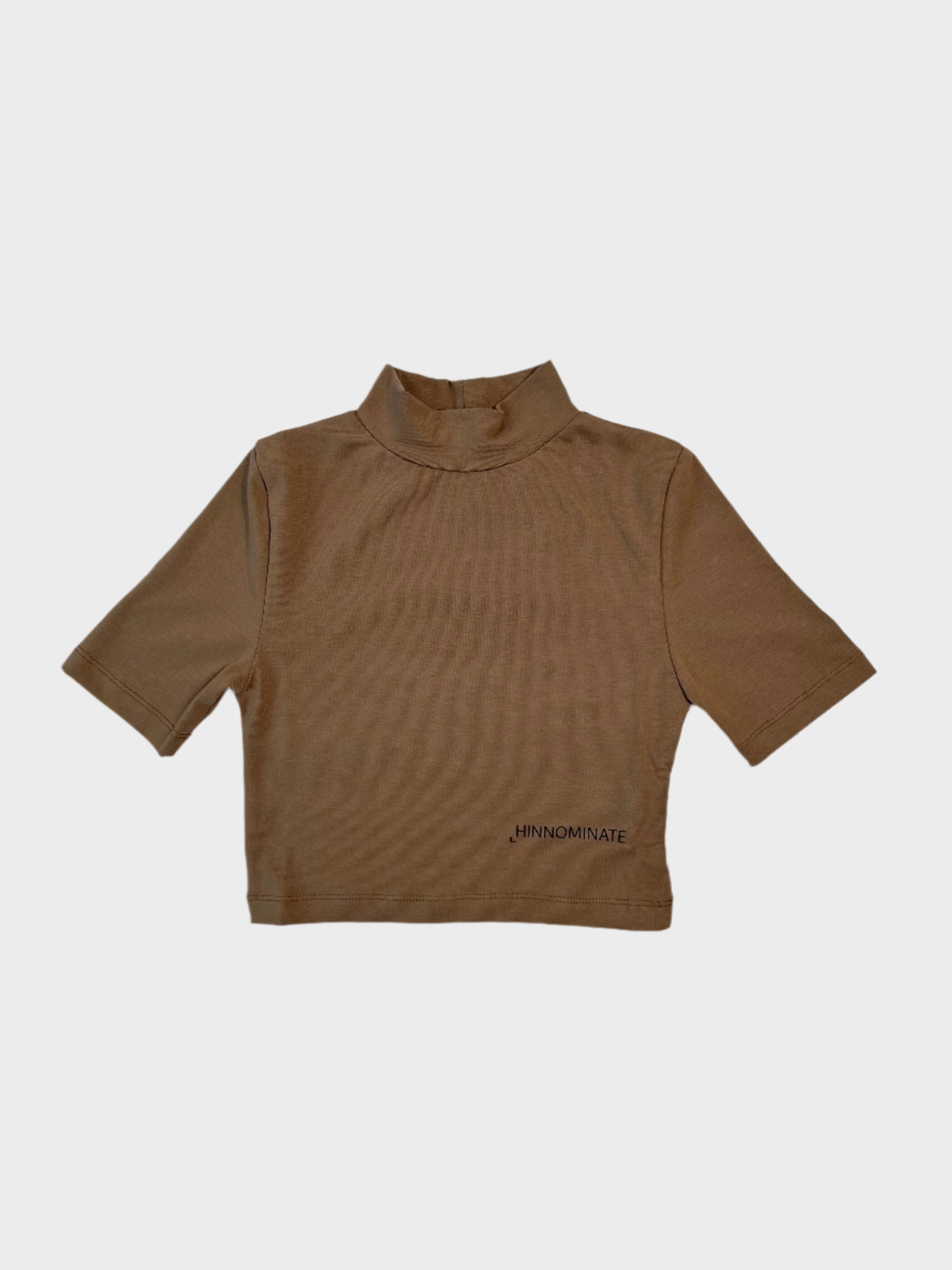 Crop Top Tortora A Lupetto In Bielastico A Mezza Manica new nike releases woodland new arrivals foschini dresses new arrivals ladies