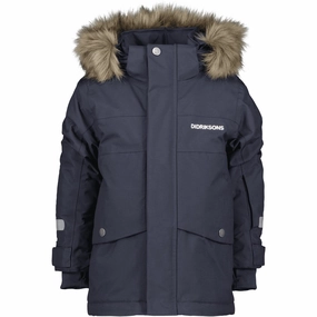 Cuff Didriksons Navy Bjrven Kids Parka 3 Versatile