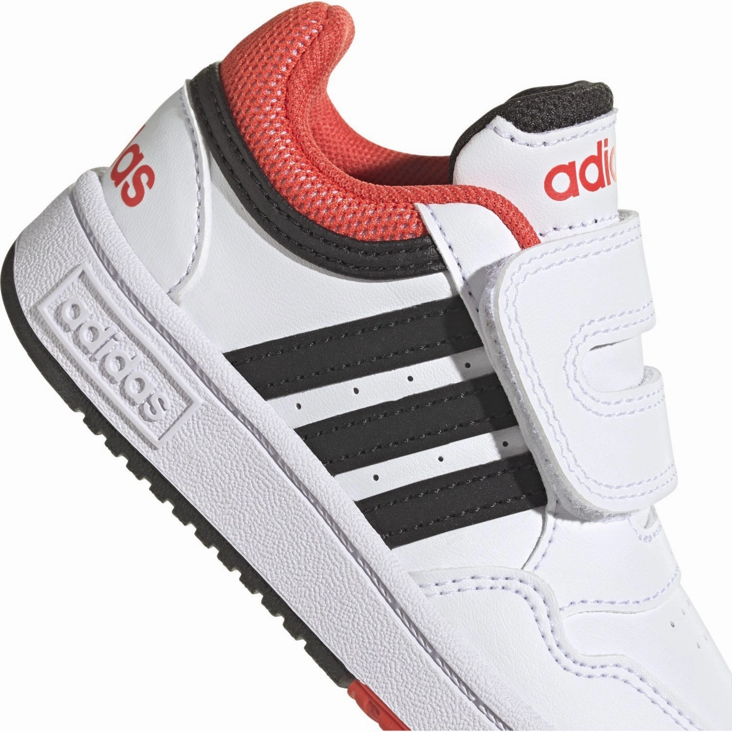 Cushioned insoles adidas Originals Ftwr White/Core Black/Bright Red Hoops 3.0 Cf I Sneakers