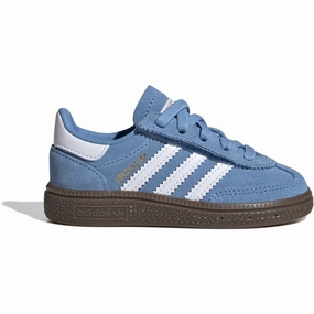 Cycling shoes adidas Originals Light Blue/Ftwr White/Gum5 Handball Spezial Cf El I Sneakers Leather shoes