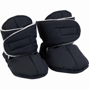 Cycling shoes Voksi Black Baby Booties-Black Light Grey Designer shoes