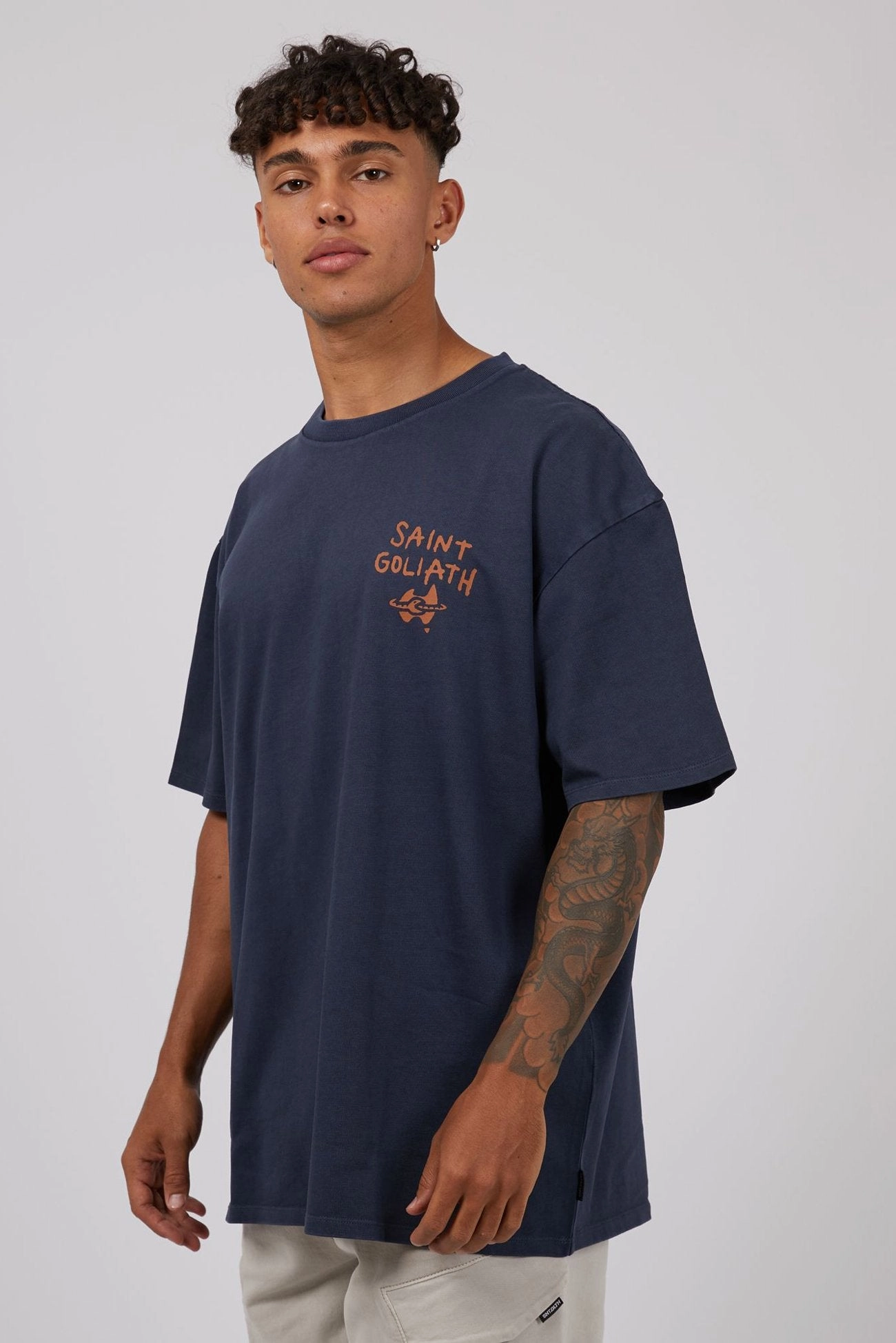 Deadly Tee Navy versace sale