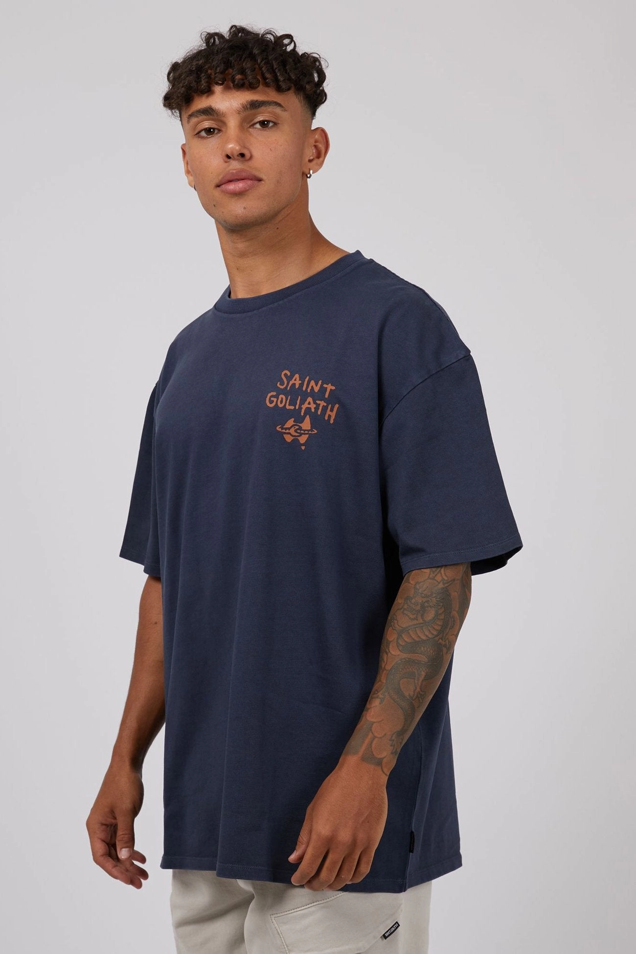Deadly Tee Navy versace sale