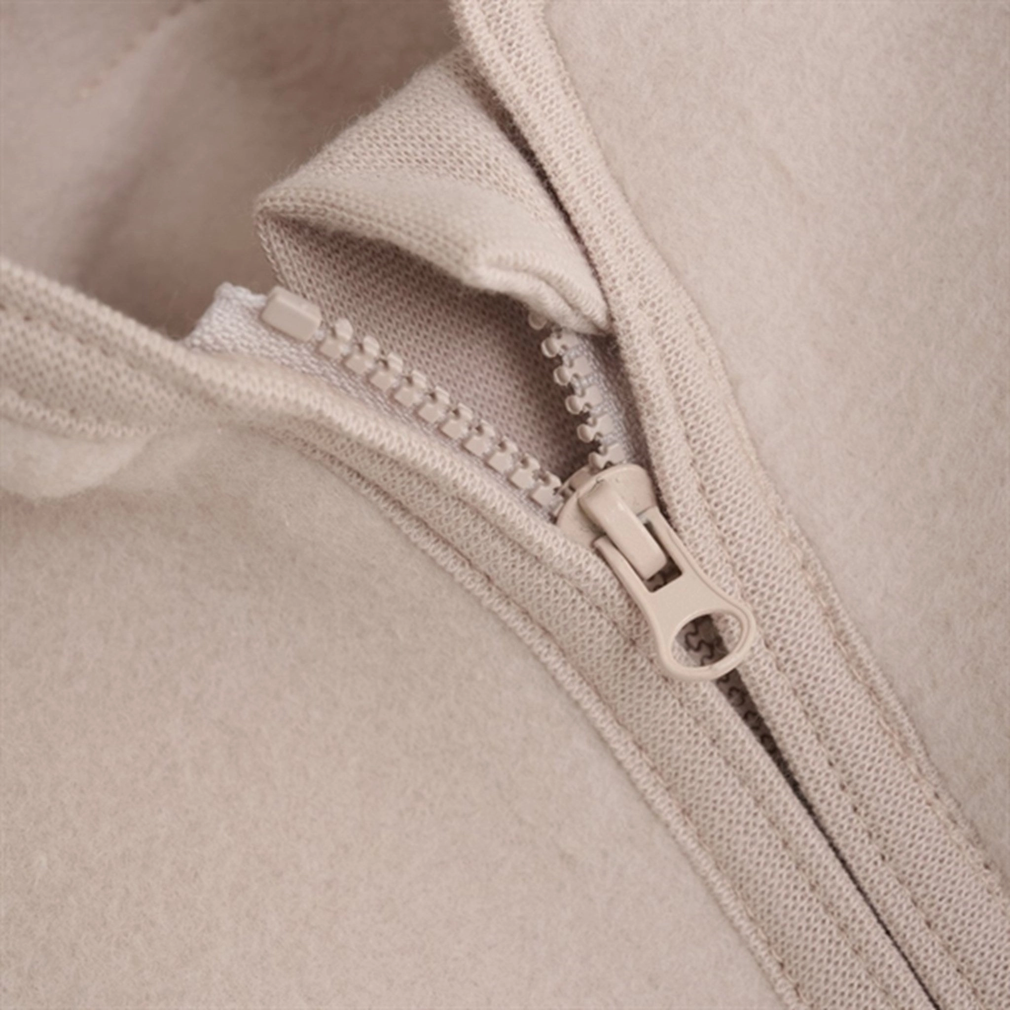Denim Huttelihut Jacket Ears Cotton Fleece Almond Peach
