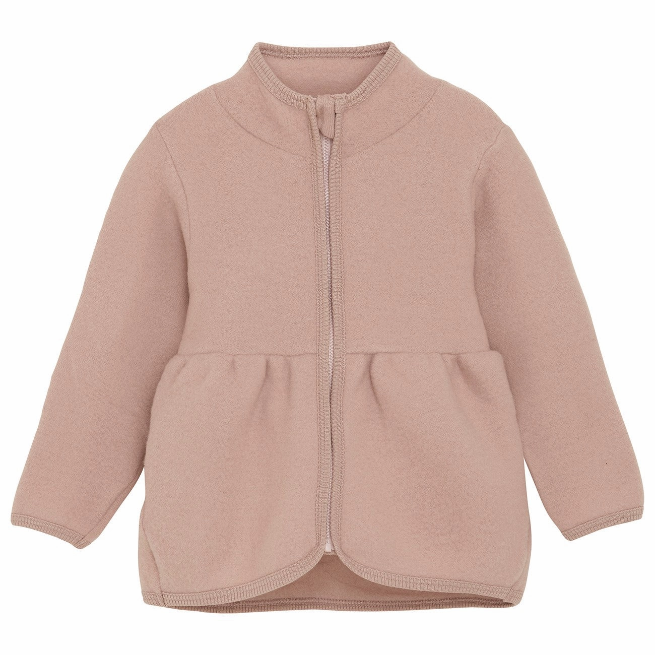 Denim Huttelihut Mahogany Rose Jacket Wool Fleece Button