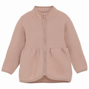 Denim Huttelihut Mahogany Rose Jacket Wool Fleece Button