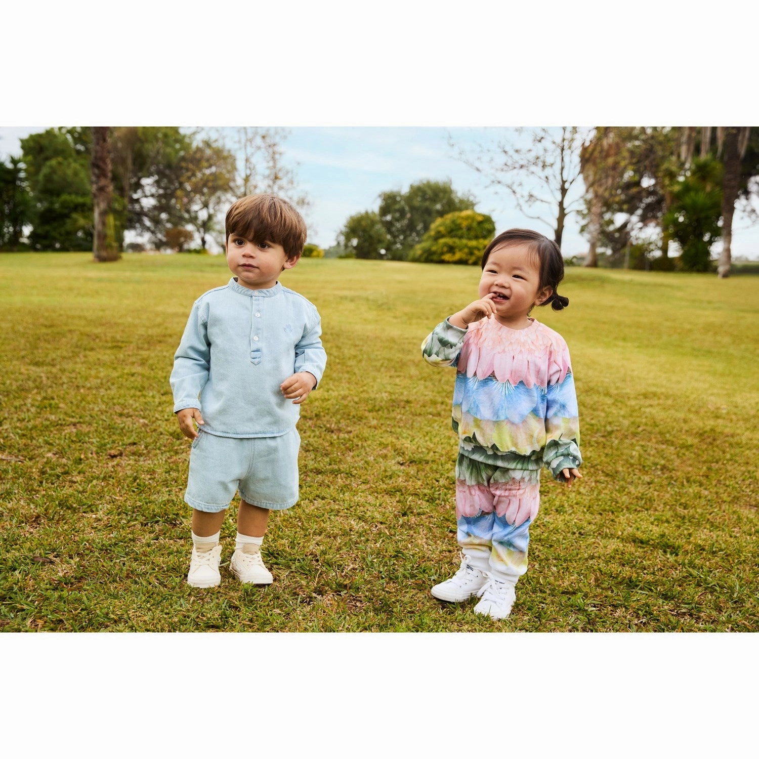Denim Molo Petal Rainbow Simeon Soft Pants