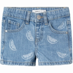 Denim Name It Denim Blue Citrus Rose Regular Denim Shorts High-quality