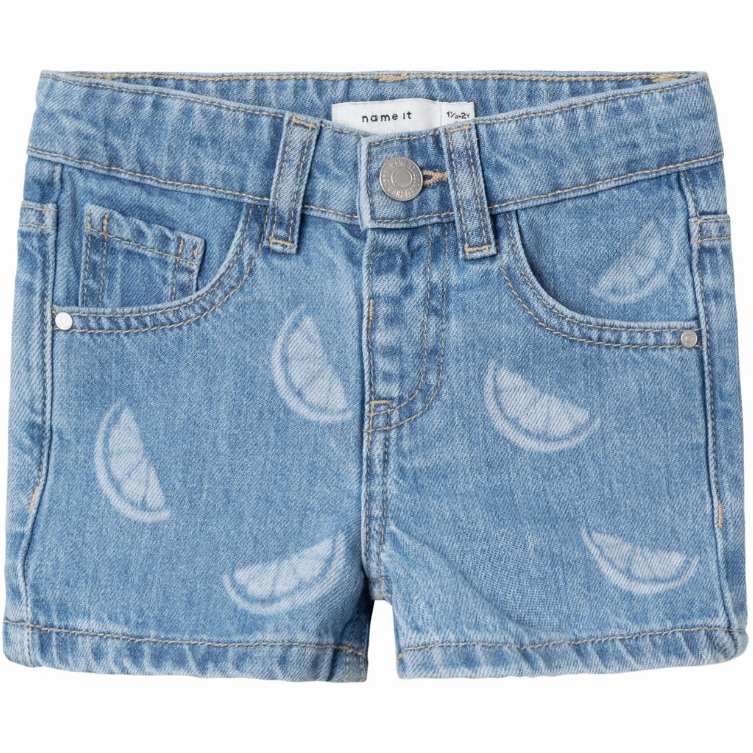 Denim Name It Denim Blue Citrus Rose Regular Denim Shorts High-quality
