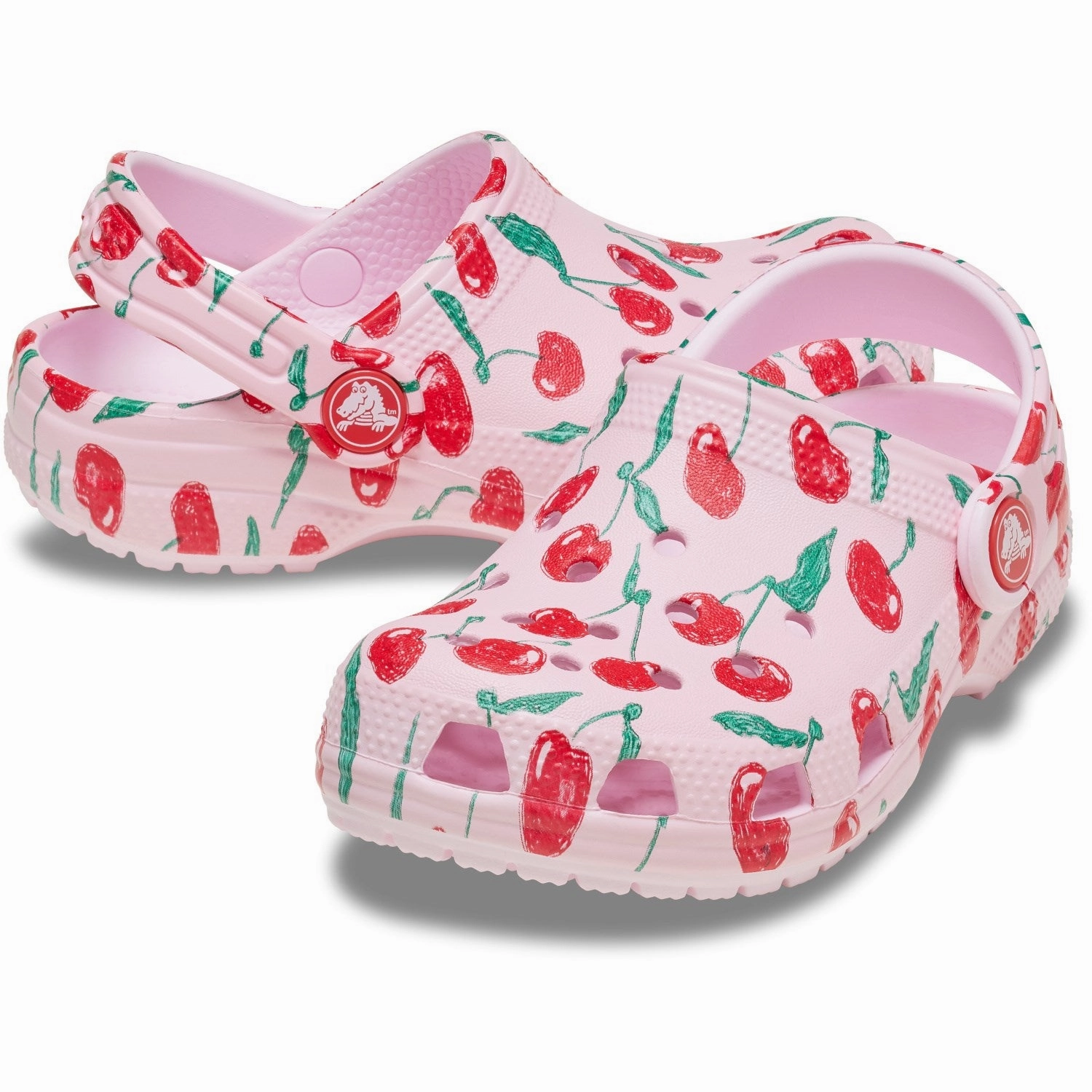 Derbies Crocs Pink Milk Classic Fresh Fruits Clog